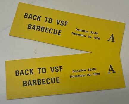 Tickets to the VSF Barbecue