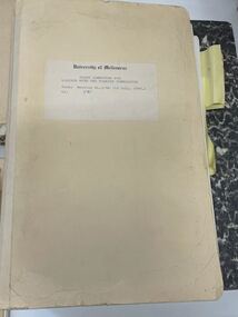 Administrative record - Documents from the University of Melbourne - Joint Committees for Liaison with the Forests Commission, Joint Committees for Liaison with the Forests Commission