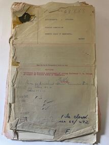 Administrative record - Appointment of Officers - Board of Examiners, Forests Commission Victoria, Forests Commission - Board of Examiners - Appointment of Officers file 58/888