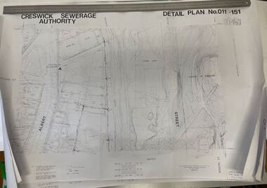 Map - Creswick Sewerage Authority maps, Creswick Sewerage Authority  - Detail Plans