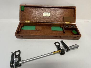 Instrument - Set of five stereometer Parallax Bars in wooden cases, Stereometer Parallax Bar