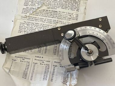 Instrument - Abney level - Clinometer, Abney level - A.E. Parsons Melbourne