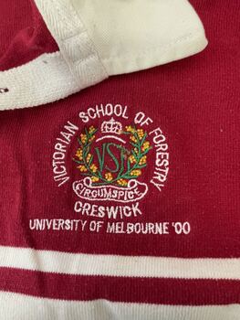 Victorian School of Forestry Rugby Top - logo