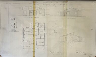 Architectural plan for the Foresters Residence at Creswick