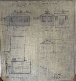 Architectural plan for the new Physics Laboratory