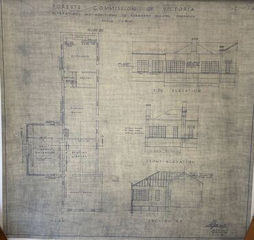 Architectural plan for alterations and additions