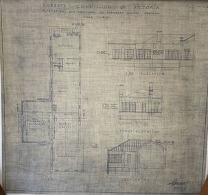 Architectural plan for alterations and additions
