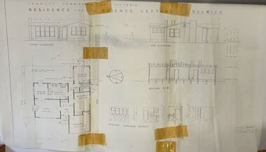 Architectural plan for the residence for the Science Lecturer