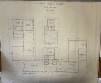 Architectural plan for the Main Building