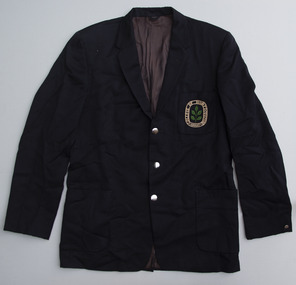 Clothing - Blazers, Burnley College Black Wool Blazers with badges (2), 1967-1970