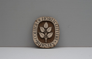 Badge - Emblem Collection, Collection of badge, sticker and stamp emblems of Burnley Horticultural College