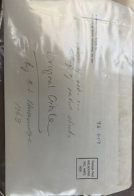 Document, A.J. Plumridge, Notes on cuttings of native shrubs, 20.03.1968