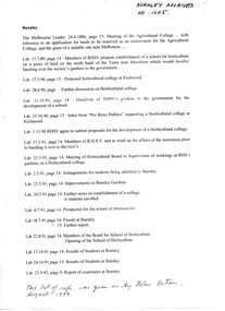 Document - List, Helen Botham, List of Newspaper Articles Relating to Burnley, 1999