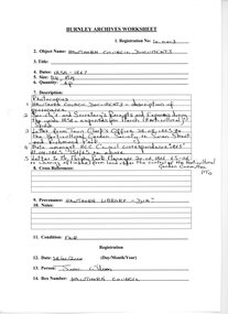 Document - Photocopy, Hawthorn Council, Hawthorn Council documents, 1858-1867