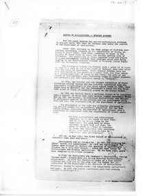 Document - Report, School of Horticulture - Burnley Gardens, c. 1958