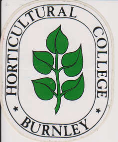 Sign, Burnley Horticultural College