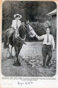 Newspaper - Newspaper Cutting, The Argus, Returning From Field Work, 1930