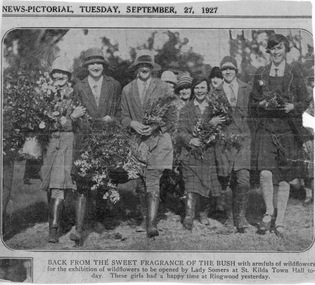 Newspaper - Newspaper Cutting, The Sun News-Pictorial, Horticulture, A healthy, Outdoor Occupation, 1927-1928