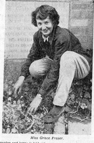 Newspaper - Newspaper Cutting, Fifty Acres are in her Care, 1950-1959