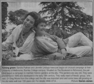Newspaper - Newspaper Cutting, Darren James, Turning Green, c. 1997