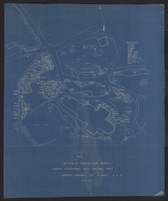 Plan, Hilda Marriott ( Dance), Garden Plans by Hilda Marriott (Dance), 1947-1981