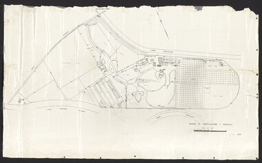 Plan, School of Horticulture - Burnley, 1945