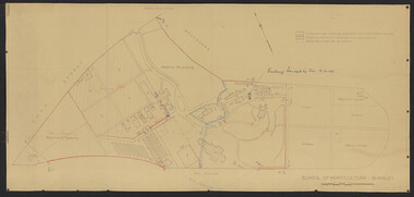 Plan, Burnley Layout: Security Fencing, 1948-1949