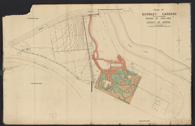 Plan, Burnley Gardens. City of Richmond. Parish of Jika Jika - County of Bourke, 1927