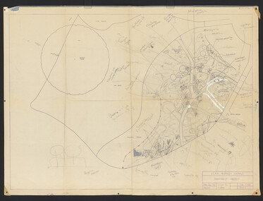 Plan, Rainforest Garden Development VCAH Burnley, 1990-1992