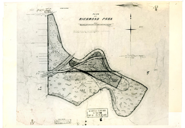Plan, Plan of Richmond Park, 1886-1948