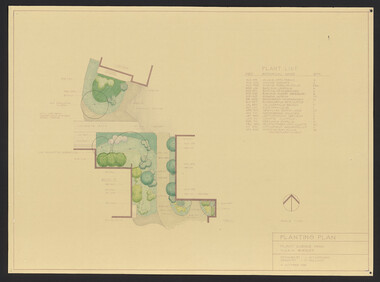 Plan, Student Amenity Building (Citriodora) Courtyard, 1988-2000