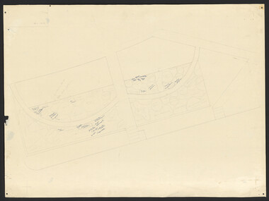 Plan, Plan Survey Perennial Border and environs and Spring Display, 1982-1990