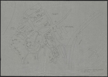 Plan, VCAH Burnley Proposed Extensions, 1984