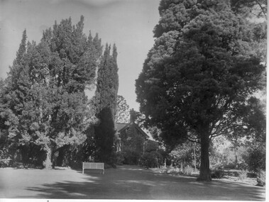Photograph - Black and white print, Principal's Residence, 1919