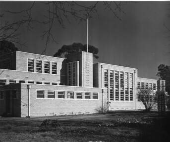 Photograph - Black and white print, Commercial Photographic Co. Pty. Ltd, Administration Building, 1949