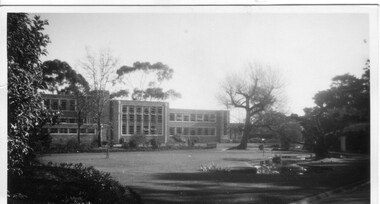 Photograph - Black and white print, Administration Building, 1949-1951