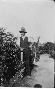 Photograph - Black and white print, E. Chalmers, Mr. Russ, 1926