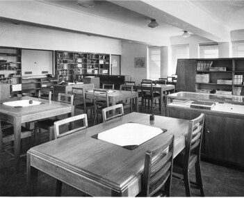 Photograph - Black and white print, Commercial Photographic Co. Pty. Ltd, Library, 1949