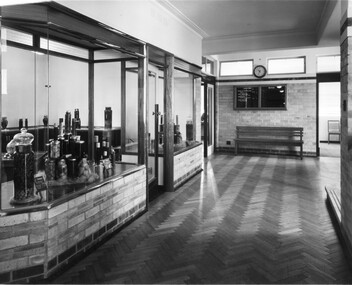Photograph - Black and white print, Commercial Photographic Co. Pty. Ltd, Central Hallway of Administration Building, c. 1949