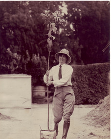 Photograph - Black and white/Sepia print, A. P. Winzenried, A Happy Burnley Student, 1930-1940