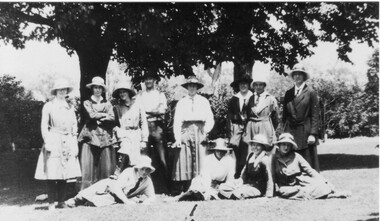 Photograph - Black and white print, A.P. Winzenried, Student Group 1917, 1917