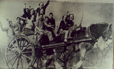 Photograph - Colour print, A.P. Winzenried, Things are Never Down on the Farm at Burnley Horticultural School, 1934