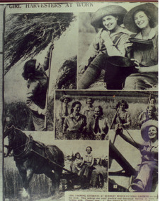 Photograph - Colour print, A.P. Winzenried, Girl Harvesters at Work, 1931-1990