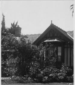 Photograph - Black and white print, Principal's House