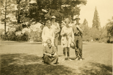 Photograph - Black and white print and negative, Group of Students 1922-23, 1922-1923