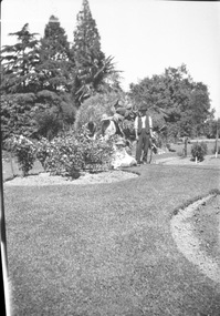 Negative - Black and white negative, Students Working in the Garden, 1922-1923