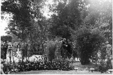 Photograph - Black and white print, Snap at the Burnley Gardens During R.H.S. Meeting, 1930