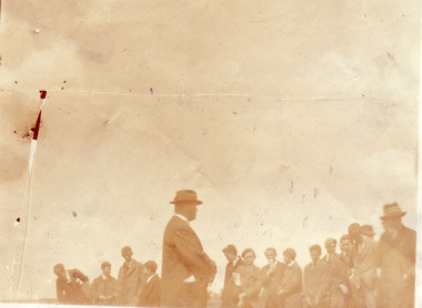 Photograph - Sepia print, Excursion to Werribee Research Farm, 1917