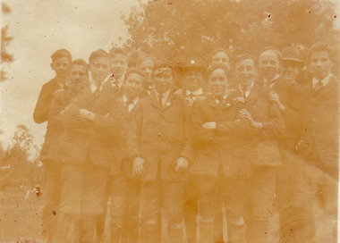 Photograph - Sepia print, M.H.S. Class 1917, 1917