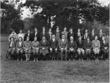 Photograph - Black and white print, C.J. Frazer Photo, Students and Staff 1927 or 1928, 1927-1930